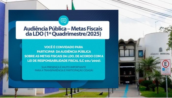 Prefeitura de Assis realiza audiência pública das Metas Fiscais do 1º quadrimestre de 2025. Evento acontece dia 29/05, na Câmara Municipal.