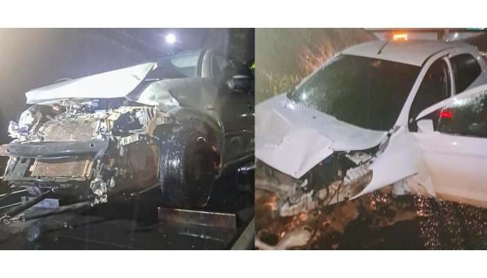 Acidente entre Ford Ka e C3 na SP-270 em Presidente Prudente deixa cinco vítimas, uma delas em estado grave. Veja os detalhes da colisão.